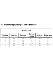 Bluza s cvijetnim vezom i okruglim vratom