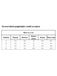 Široka bluza s džepom na grudima