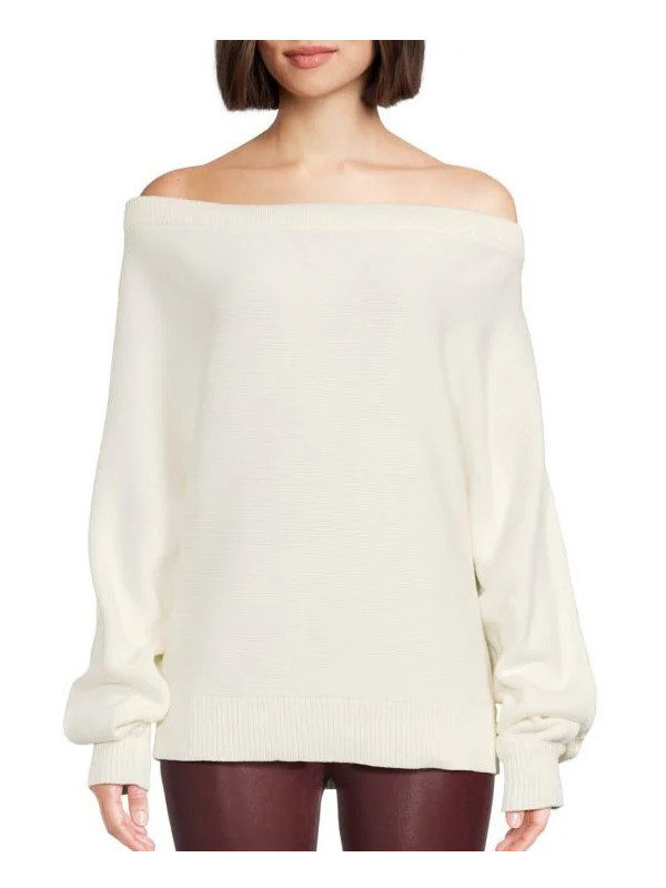 HELMUT LANG - Pulover s otvorenim ramenima